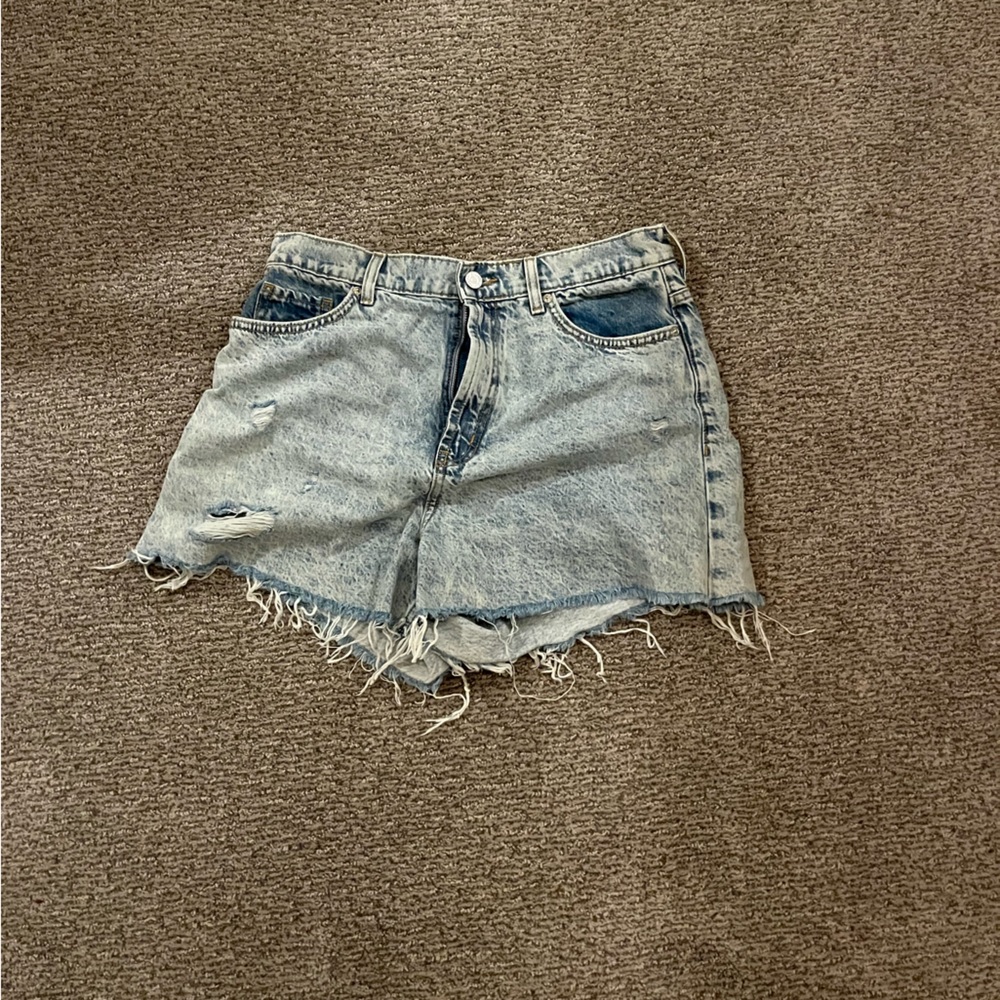 BDG Jeans Urban Outfitters Cut off Jean Shorts Distressed High Waisted Size 30